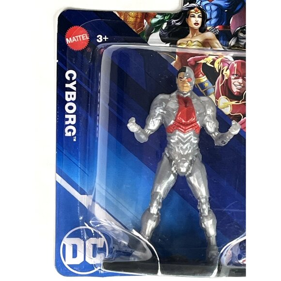 DC Justice League Cyborg Micro Collection Mini Figure NIB - Picture 4 of 4